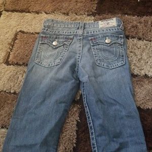 Faded denim true religion